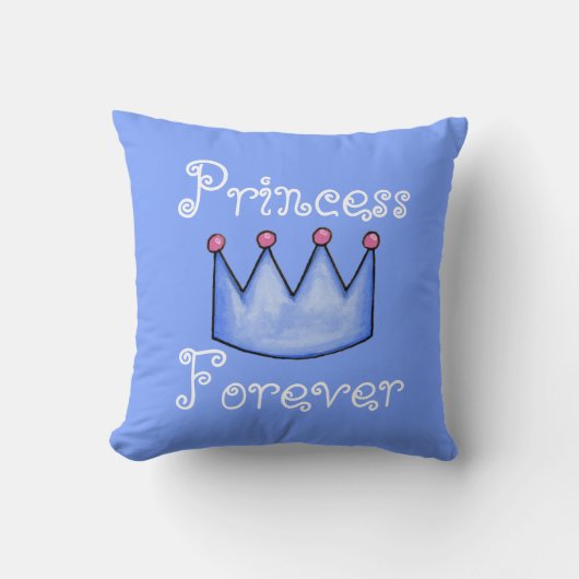 Coussin Princesse Pals (collection bleue) (Recto)