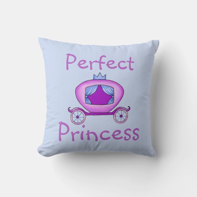 Coussin Princesse Pals (collection pourpre) (Recto)
