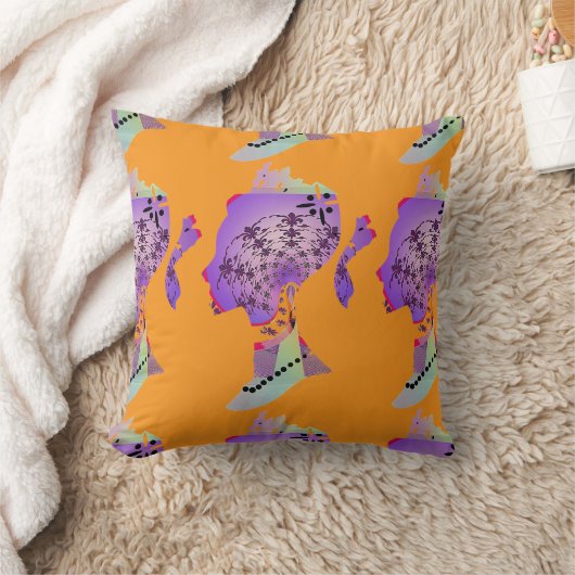Coussin Princesse Queue de Cheval Orange (Couverture)