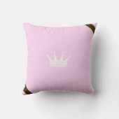 Coussin Princesse rose Crown Custom Baby Pillow (Verso)