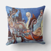 Coussin Princesse russe Charles Robinson Illustration (Verso)