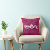 Coussin Princesse scintillante mignonne Glitter de roses (Chaise)