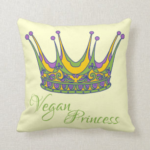 Coussin Princesse végétalienne