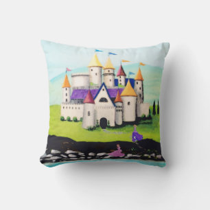 Coussin Princesses et Château