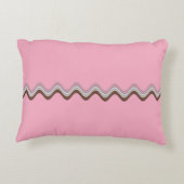 Coussin principal à accent rose napolitain (Dos)