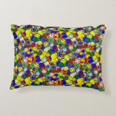 Coussin principal à perles faciales-ACCENT JAUNE (Dos)