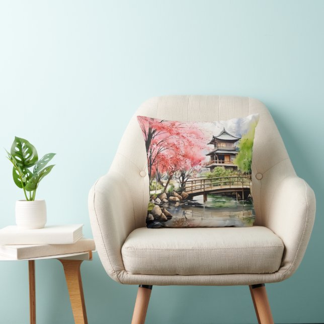 Coussin Printemps dans le jardin (Chaise)