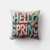 Coussin printemps mignon (Recto)