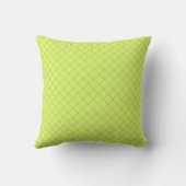 Coussin Printemps, vert, vert vif (Verso)