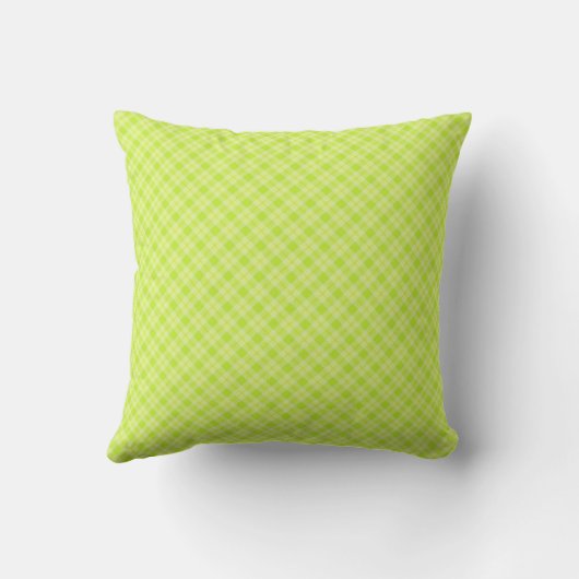Coussin Printemps, vert, vert vif (Verso)
