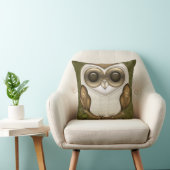 Coussin Prise de bec le hibou de grange (Chaise)
