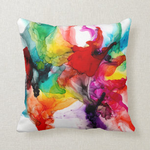Coussin Prisme de bijoux - Aquarelle