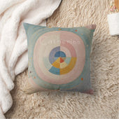 Coussin Prisme Pastel : Roues de Couleurs Arc-en-Ciel (Couverture)