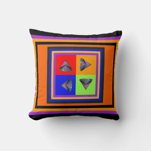 Coussin Prismes Répétiteur Décorateur (Recto)