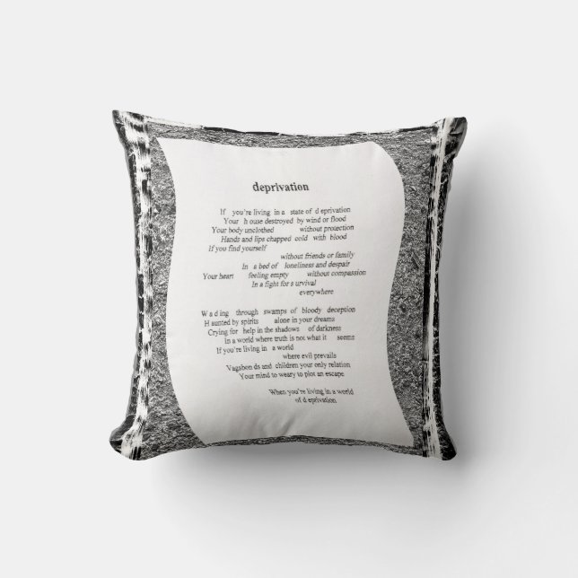 Coussin Privation (Recto)