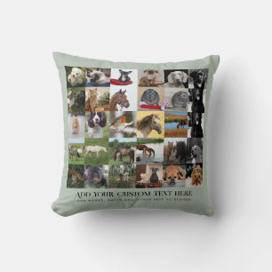 Coussin Prix les plus bas ! 35 PHOTOS Collage Texte person