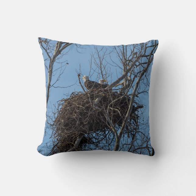Coussin Problème de double aigle (Recto)