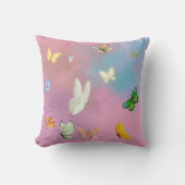 Coussin Product Merchandising: Pastel Butterfly Cushion/Pi (Recto)