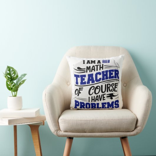 Coussin Prof de maths Blague (Chaise)