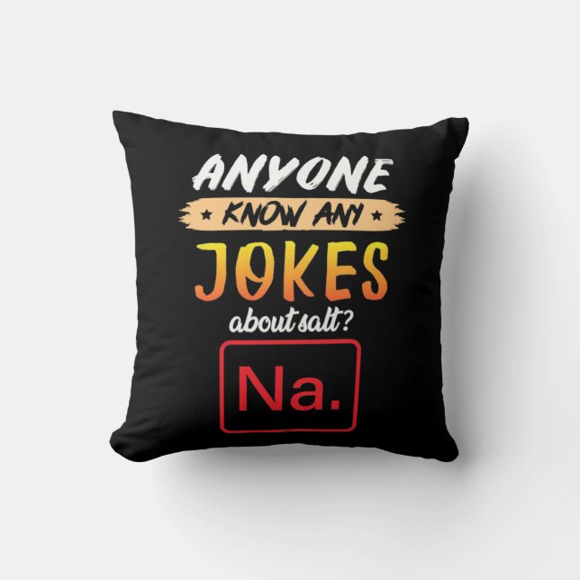 Coussin Professeur Cadeaux | N'Importe Qui Connaît Des Bla (Recto)