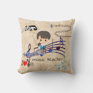 Coussin Professeur de musique***Oreiller