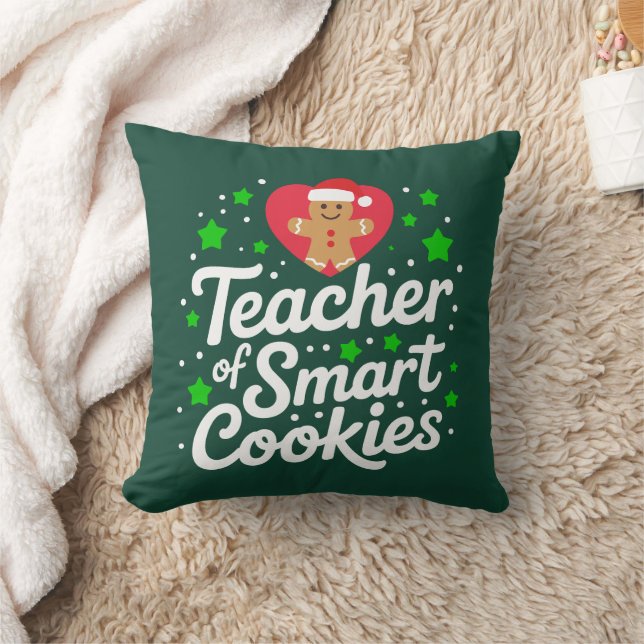 Coussin Professeur de Noël de cookies intelligents Profess (Couverture)