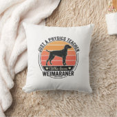 Coussin Professeur de physique aime conception de chien We (Couverture)