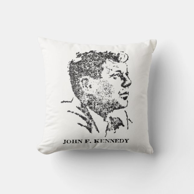 Coussin profil 1963 de John F. Kennedy (Recto)