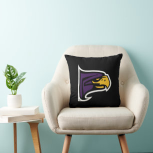 Coussin Profil de la mascotte Hawk du Hunter College