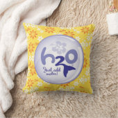 Coussin Profil de nom jaune (Couverture)