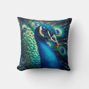 Coussin Profil Peacock