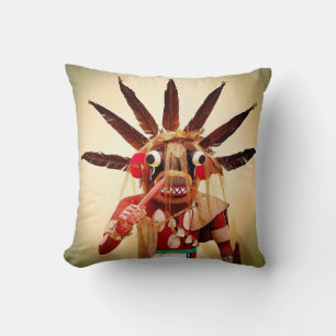 Coussin Profitez de chaque instant Kachina Doll Typographi