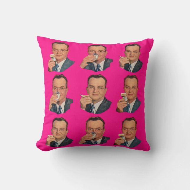 Coussin Profitez de la fumée, profitez de l'impression Pac (Recto)