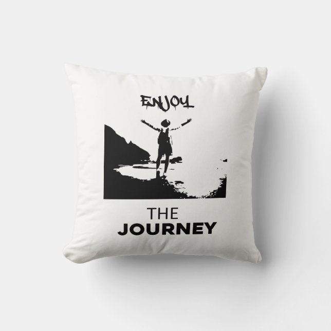 Coussin Profitez De L'Oreiller De Journey (Recto)
