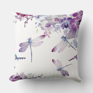 Coussin Programme de funérailles pour colibri aux orchidée