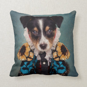 Coussin Projet d'animaux familiers d'abri - Loki (bleu)