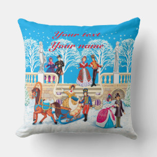Coussin Promenade hivernale