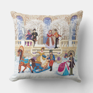 Coussin Promenade hivernale