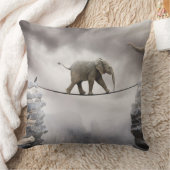 Coussin Promenades d'éléphant de bébé Tightrope (Couverture)