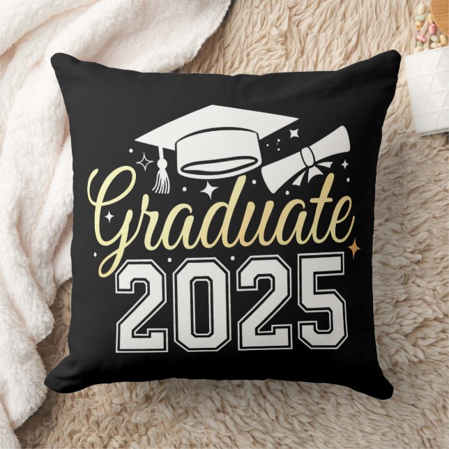 Coussin Promotion de diplômés de 2025 (Couverture)