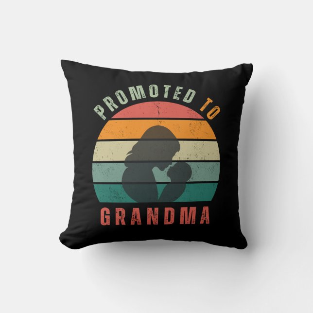 Coussin - Promu à grand-mère (Recto)