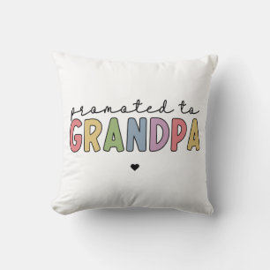 Coussin Promu à grand-père Nouveau grand-père pour être de