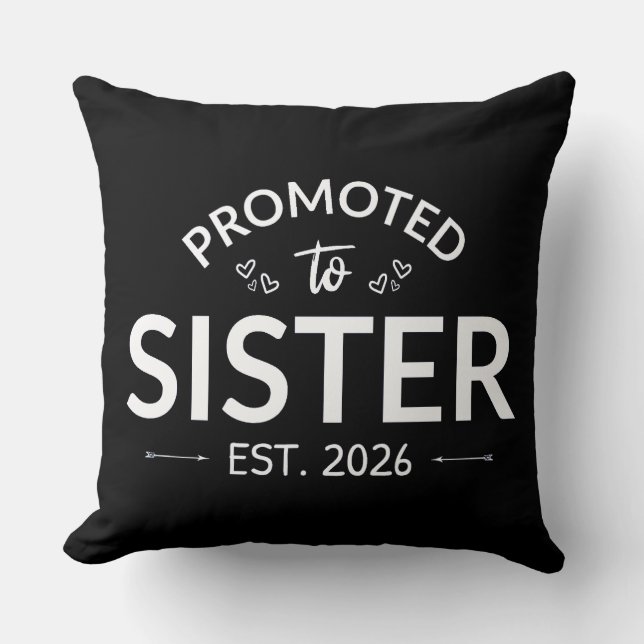 Coussin Promu À Soeur Est. 2026 II (Recto)