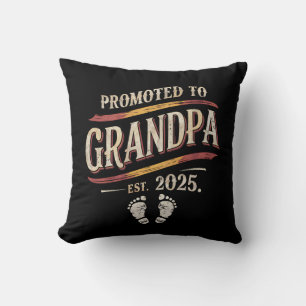 Coussin Promu Grand-père 2025 Grand-père est 2025 