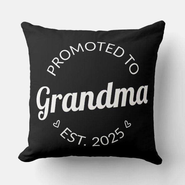 Coussin Promue Grand-mère Établ. 2025 Je (Recto)