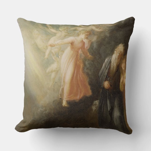 Coussin Prospero, Miranda et Ariel, "de la tempête", c (Recto)