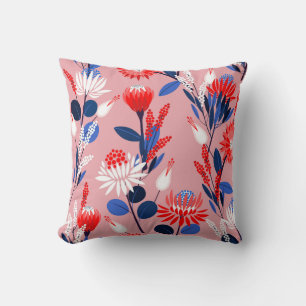Coussin Protea en fleurs : Motif du jardin botanique