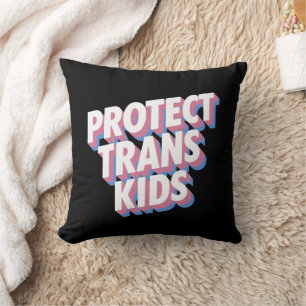Coussin Protéger les enfants trans LGBTI+ Fière Mois des d