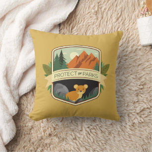 Coussin Protéger les parcs Pika