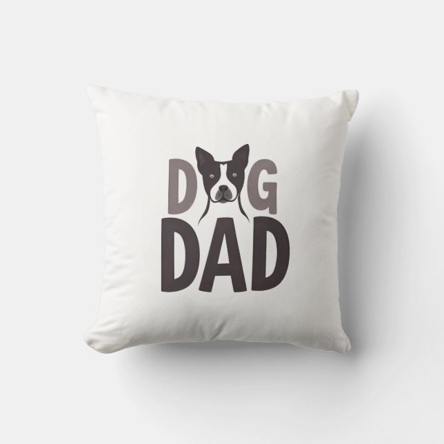 Coussin Proud Dog Dad Apparel & Accessories (Recto)